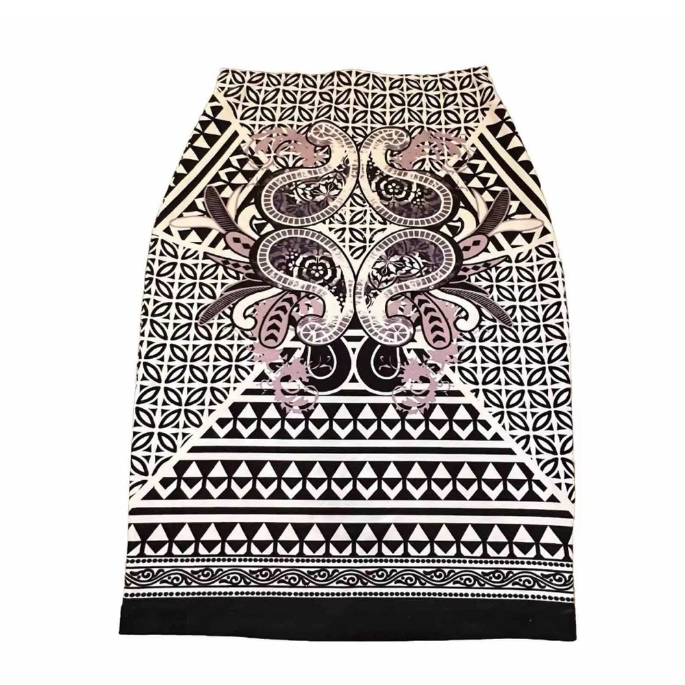 Alya - Printed Pencil Skirt
